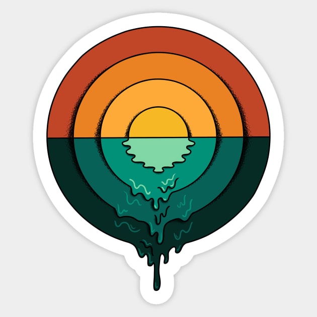 circle landscape Sticker by coffeeman